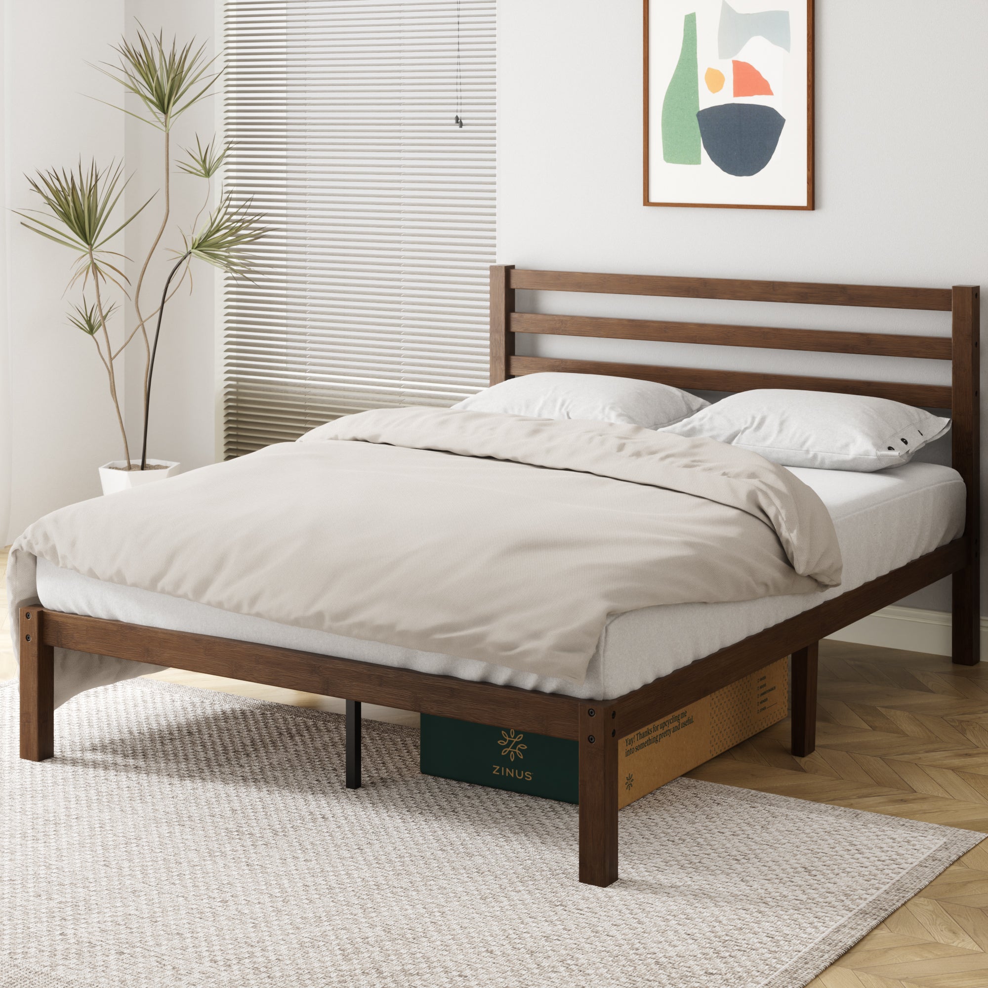 Doppelbett Aus Metall Mit Kopfteil – 135x190 Cm, Bis 290 Kg Belastbar, Geräuschfrei & Einfach Montierbar